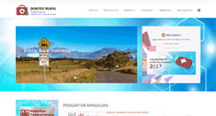 Desktop Screenshot of dokterruralindonesia.net